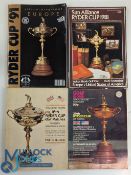 1973 Ryder Cup Golf Programme multi signed, a good collection on the loose supplement sheet that was