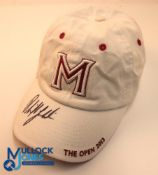 Autograph - signed Phil Mickelson (Winner) 2013 Open Golf Muirfield Cap - signed to the peak in ink.