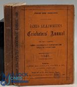 James Lillywhite's Cricketers Annual,1882 and 1889 - in good used condition. Both have part loose