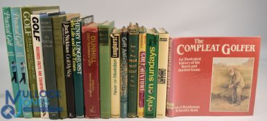17x Hardback Golf Books - The Compleat Golfer 1982 Ian T Henderson & David I. Stirk, The Best of