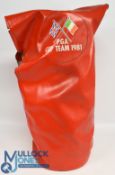Peter Butler (1932-2022) Signed 'PGA Cup Team 1981' Golf Bag and Holdall (2) in matching red and