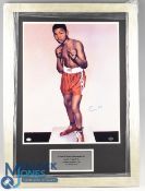 Muhammad Ali (1942-2016) (Signed) 'Cassius Clay' Boxing Print - depicts Ali aged 12 years in