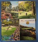 1991, 1993, 1994 The Master Golf Journals - signed copies - 1991 Ian Woosnam, 1993 Bernard Langer,