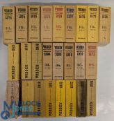 1933-1979 Wisden Cricketers Almanacks - clothback a collection from 1933-1979 with gaps and