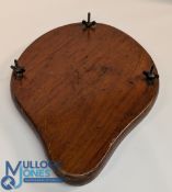 Period wooden Tennis Racket Press, unbranded made of hard wood with brass fittings G