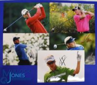 Collection of European and Ryder Cup Players signed colour press size photographs (5) to incl Thomas