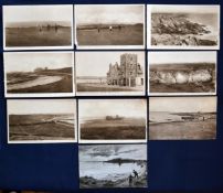 Interesting collection of early Castletown Isle of Man golfing postcards from the early 1900s