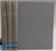 1946-1947 three bound volumes of the American Professional Golfer Magazines, 1945 a part year only