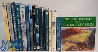15x Hardback Golf Books - The Golf Courses of the British Isles 2006 Bernard Darwin, Tiger Woods The