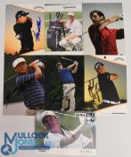 Collection of Various PGA Tour Winners Signed Players Sponsors Cards (7) to incl Retief Goosen (