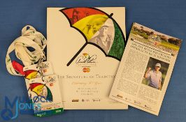 Scarce 2008 Arnold Palmer Invitational Signed Programme and other ephemera (4) signed by over 50