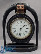 Antique Payne & Son Lowndes Street, Belgrave Square, Mantle Clock Horse Riding themed, a period