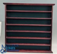 Wooden Golf Ball Display Shelf, to contain up to 49 golf balls - size #47cm x 49cm