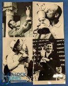 Collection of Pre 1972 Famous Open Golf Champions large black and white press size photographs (4)