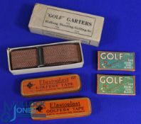Interesting Collection of various early 20thc golfing related accessories (5) to incl a pair