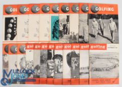 1960 and 1961 Golfer Golf Monthly Magazines, 1960 is a part year, missing years September, November,