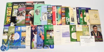 A mixed lot of Cricket and other Sporting programmes and publications - Cricket International and