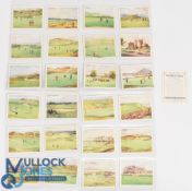 W D & H O WILLS Golf Cigarette Cards - Golfing 1924 large size - complete set of 25 F-G