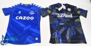 Two Sub-Standard Football Shirts - Leeds United 2018-2019 Away Size Medium and Everton 2021-2022