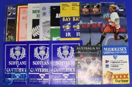 1981-2006 Home Nations Rugby Tour Programmes in Australia & NZ (15): England in NZ: 1985 1st test