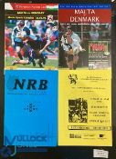 1995-2004 Minor Nations in Europe Rugby programmes (4): Luxemburg v Bermuda 1995; Netherlands v