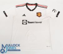 Manchester United FC Away Football Shirt 2022-2023 Size Medium Adidas Team Viewer, some small marks
