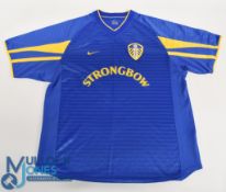 Leeds United FC Away Football Shirt 2001-2003 Size Large Nike Strongbow (G)