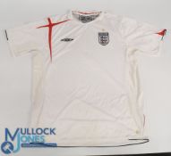 England FC Home Football Shirt 2005-2007 Size XXL Umbro (G)