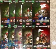 2009 British & I Lions in S Africa Rugby Programmes (10): Full set, correctly numbered (not all