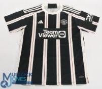 Manchester United FC Away Football Shirt 2023-2024 Size 2XL Adidas Team Viewer (G)