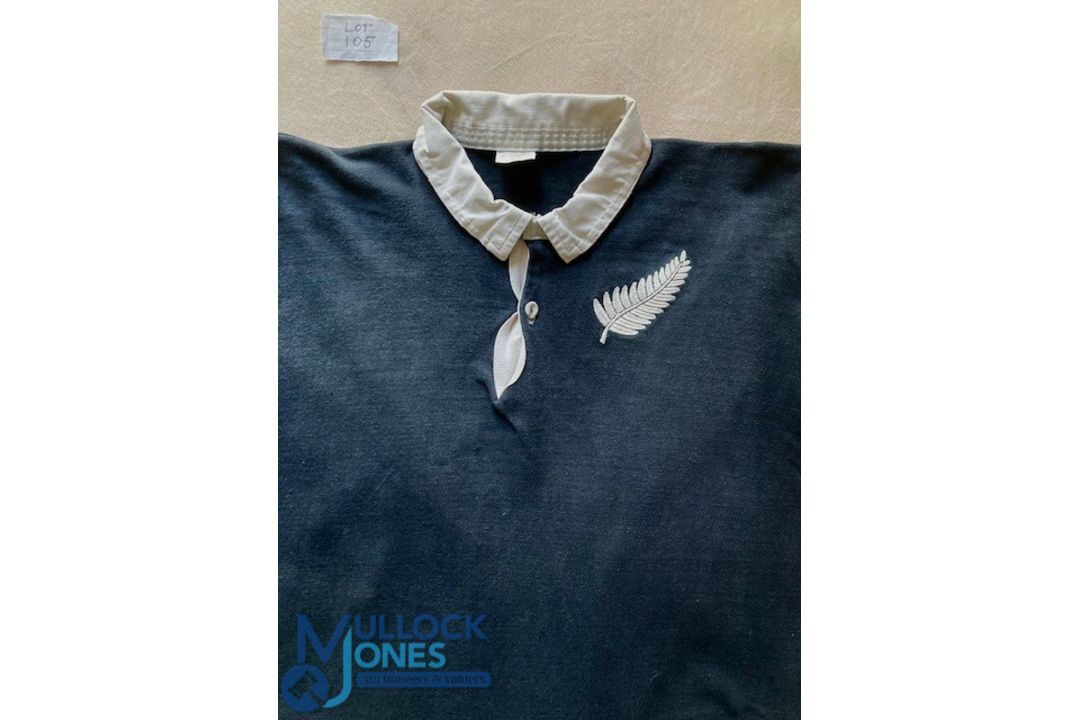 1970s NZ All Blacks Match Prepared/Worn(?) Rugby Jersey: Best informed suggestion is that this - Image 1 of 4