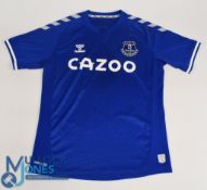 Everton FC Home Football Shirt 2021-2022 Size Large Hummel Cazoo (G)