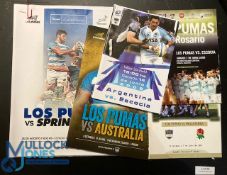 1997-2018 Argentina Home Rugby Programmes (5): v England, 1st test in joint programme, 1997; v