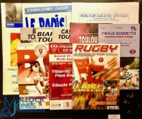 1988-1997 French Championship Finals etc Rugby Programmes (10): The finals of 1988, 1991, 1992, 1995