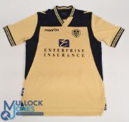 Leeds United FC Away Football Shirt 2013-2014 Size Large Macron Enterprise Insurance, some small