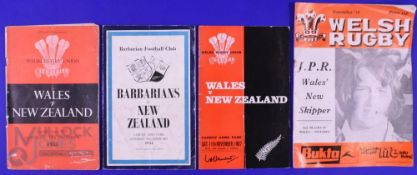 1953-1967 NZ in Wales Rugby Programmes etc (4): A little worn example in Wales last win v NZ,