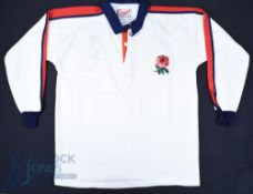 1994-5 England (Will Carling's?) Signed England Rugby Jersey