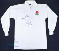1988-92 Brian Moore's Signed England Rugby Jersey