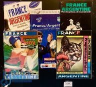 1982, 88, 92, 2008 & 14 France v Argentina Rugby Programmes (5): The tests v the Pumas from those