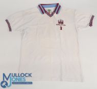 West Ham United FC Football Shirt 1980 FA Cup Final Winners Wembley #10 by Score Draw Size Large (