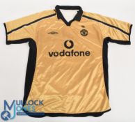 Manchester United FC Away Football Shirt 2001-2002 Centenary Reversible Size Large Umbro Vodafone,