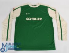 An old SG TSV/DJK Herrieden Home Football Shirt Size Large Green Long Sleeves (G)
