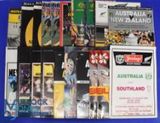 1978-2010 New Zealand/Australia H & A Rugby Programmes (20): A host of trans-Tasman clashes, many