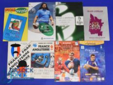 1974-2008 France & Italy Home Rugby programmes (8): France v England 1974 & 80; v Australia at