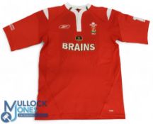 Alix Popham, Cap no.1014, scarlet no.18 Wales Rugby Jersey: Fully embroidered match-prepared sub's