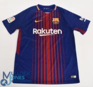 Barcelona FC Hone Football Shirt 2021-2022 Size Medium Nike Rakuten (G)