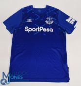 Everton FC Home Football Shirt 2019-2020 Size Large Umbro SportPesa (G)