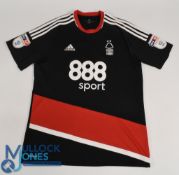 Nottingham Forest FC Away Football Shirt 2016-2017 #4 Knox Size Large Adidas 888 Sport (G)