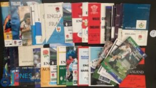 1959-2000s Rugby Programme Selection (c.40): Almost all in G/VG condition, England h v France (7), h