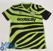 Forest Green Rovers FC Multi-signed Home Football Sheet 2019-2021 Signed by nineteen Size Medium (